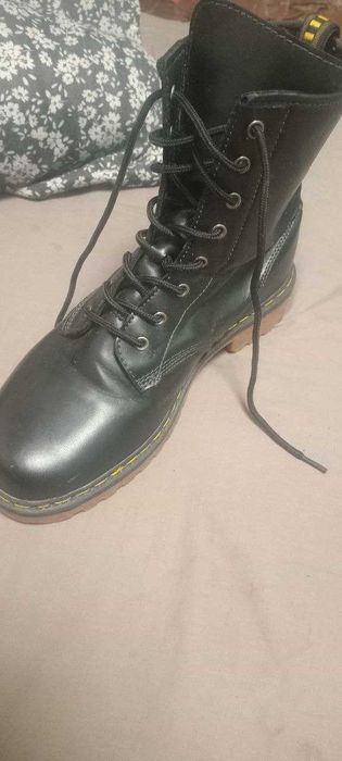 Кросовки берцы черные