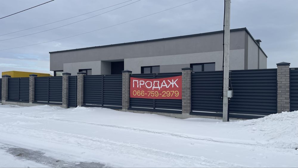 дом Гниден 184 м2, Вишенки, Гнідин, Гнедин одноповерховий будинок