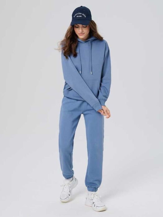 Трикотажні джогери XL жіночі штани ХЛ Колір steel blue Знижка
