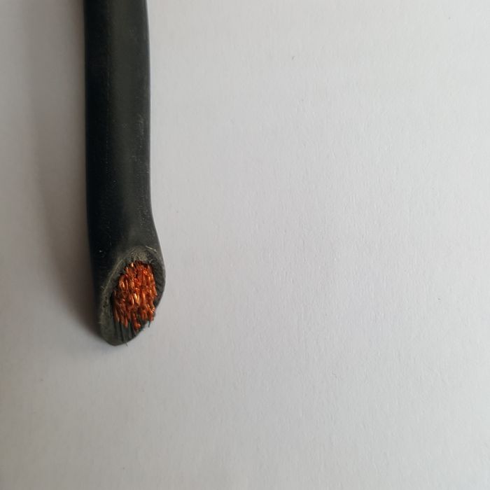 Електричний, силовий - монтажний кабель H07V-K  чорний