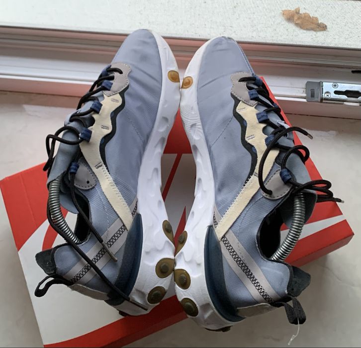 Nike React Element 55 Size 43 27.5 cm. Mens 87 Indigo Fog Swoosh Vision Air Max