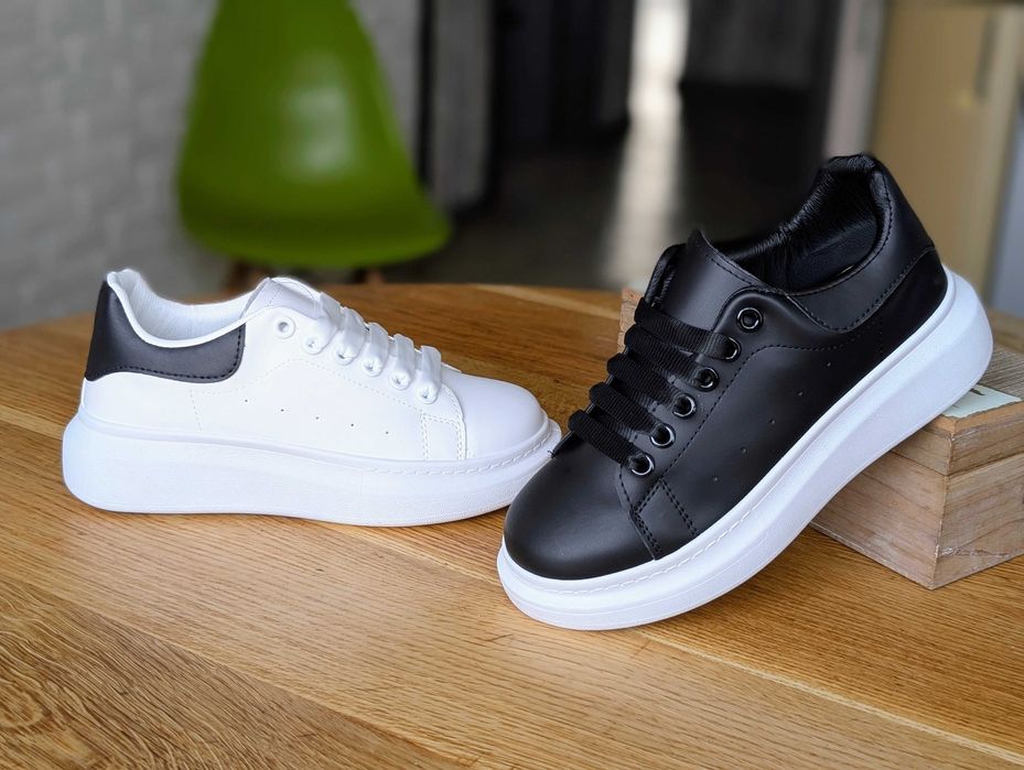 Жіночі кросівки кеди МАКВІН натуральна шкіра.Женские кроссовки маквины