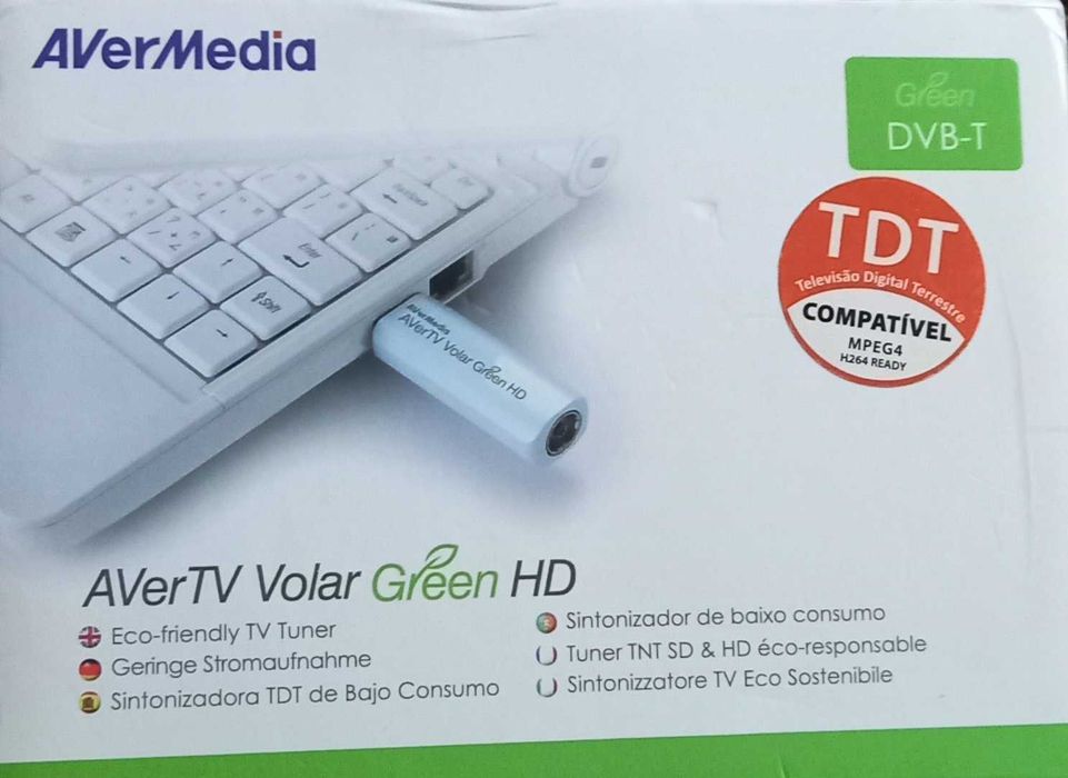 Sintonizador de TV USB para computador AVerTV Volar Green HD