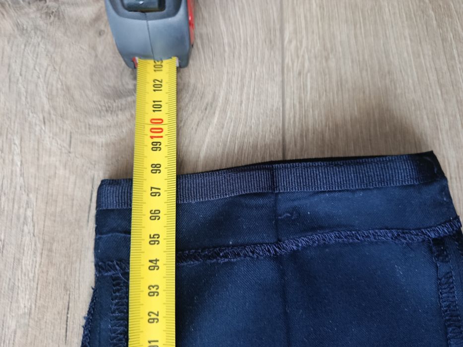 Granatowe spodnie garniturowe Cubus r.164