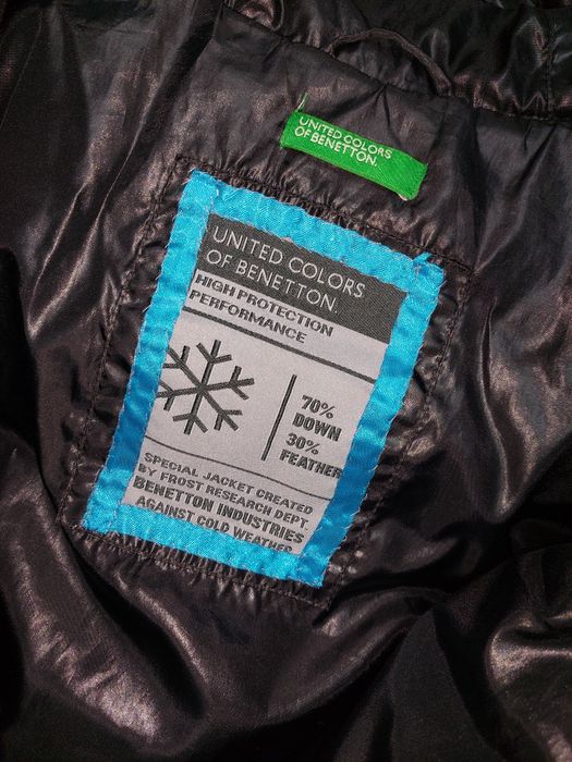 Зимовий пуховик, пухове пальто Benetton