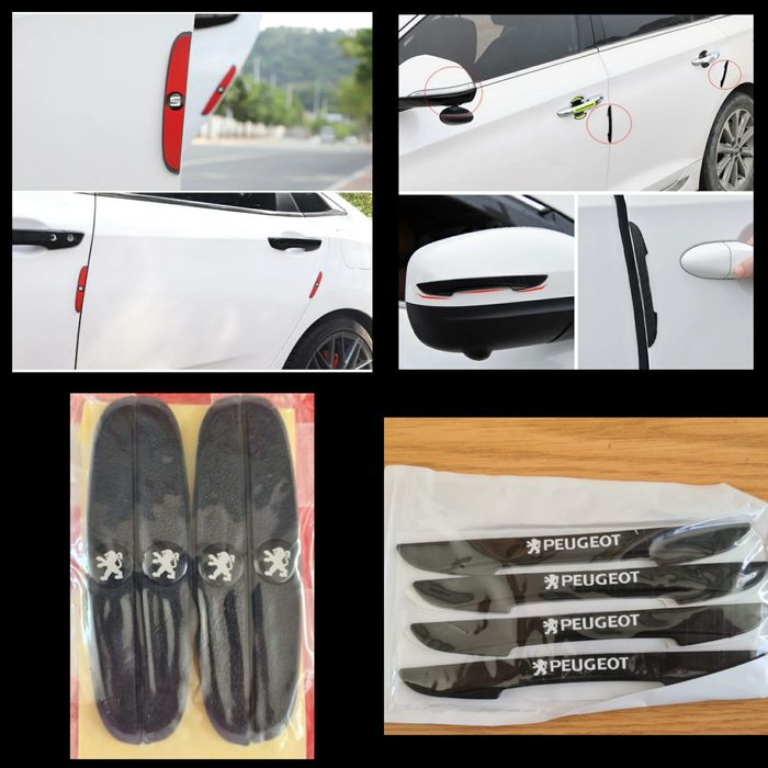 Proteção porta espelho carro c/ logo Seat Opel Citroen Peugeot Renault