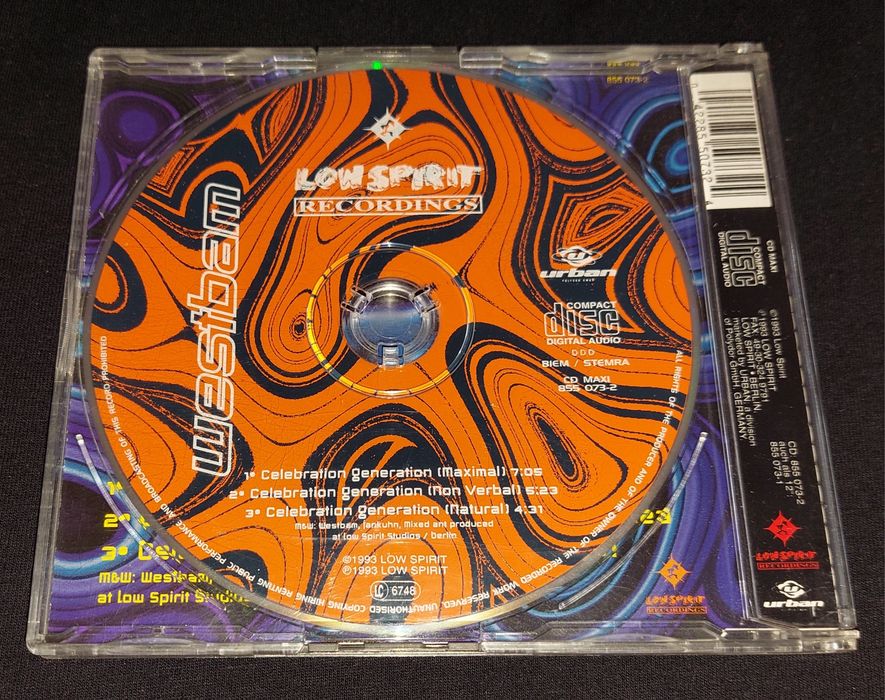WestBam Celebration Generation ( Chapter 1 ) CD 1993
