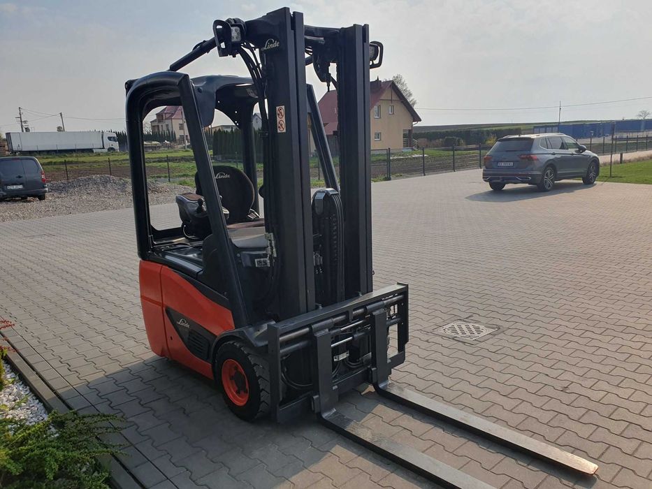 Wózek widłowy LINDE E12 2020r 810h ! Triplex Pozycjoner E14 E16 E18