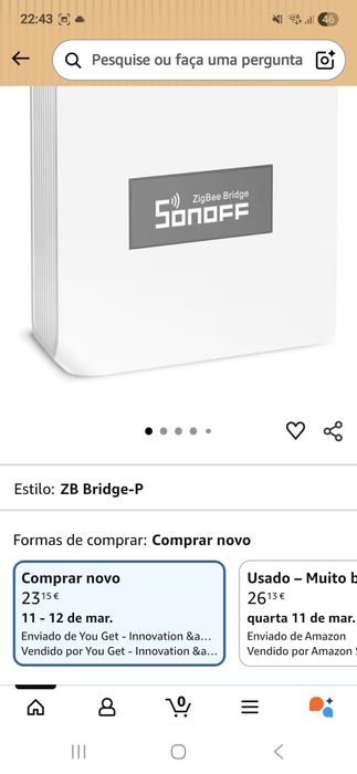 Material domotica Sonoff