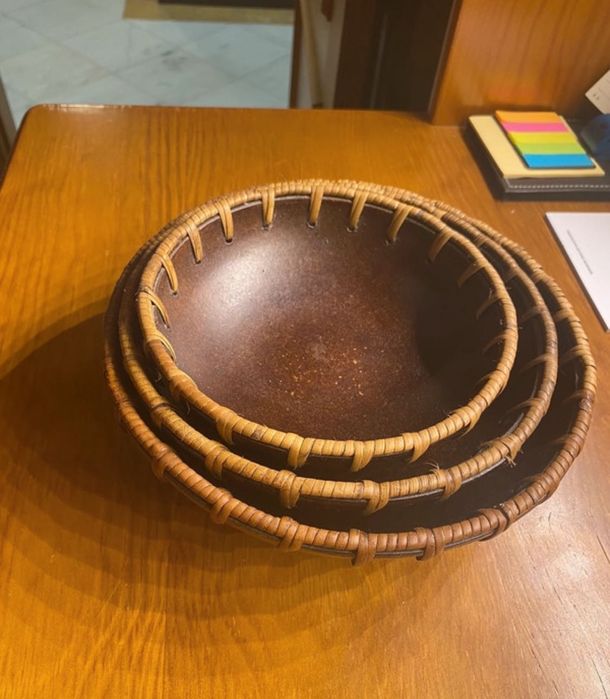 Taças de Madeira 3 unidades