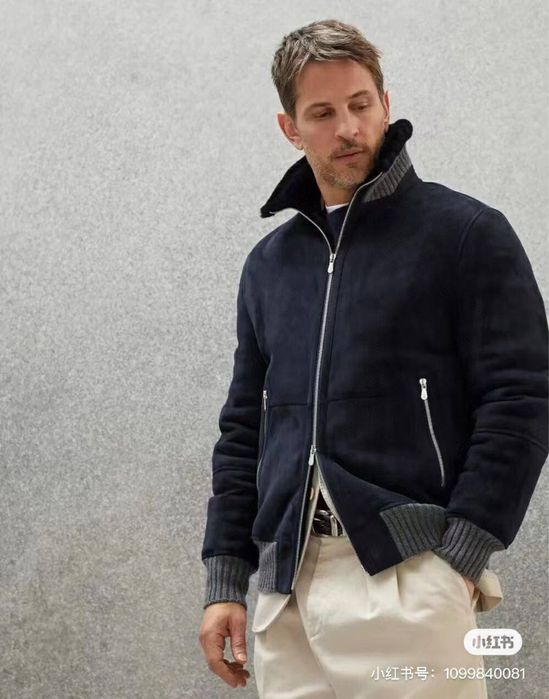 Дублянка Brunello Cucinelli (48-56p.) черный пуховик,зимняя куртка