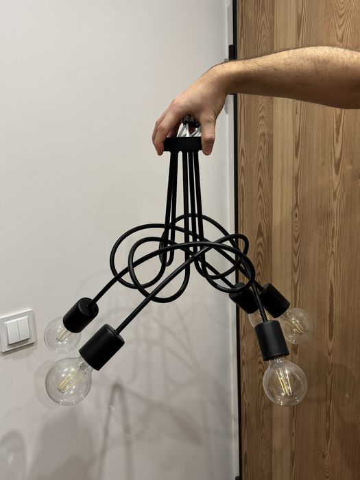 Lampa sufitowa wisząca w stylu loft
