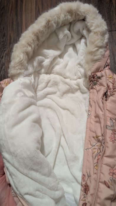 Kombinezon zimowy dla dziewczynki, nowy 56