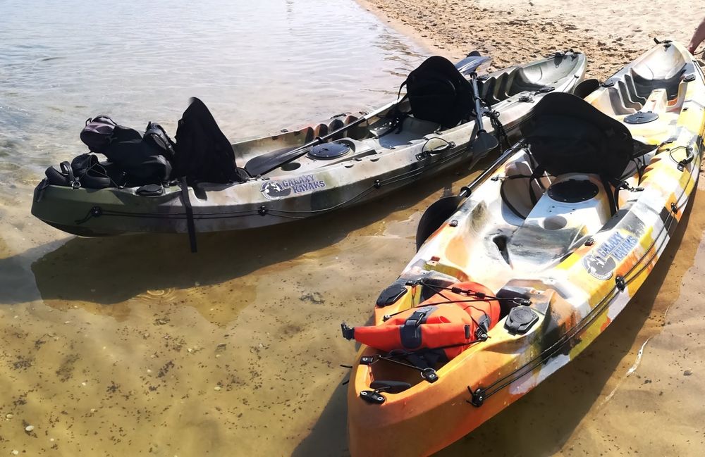 Kayaks Tandem Galaxy Kayaks como novos