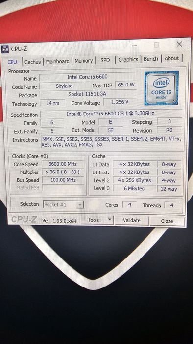 Płyta główna MSI Z170A M5 + procesor Intel i5 6600