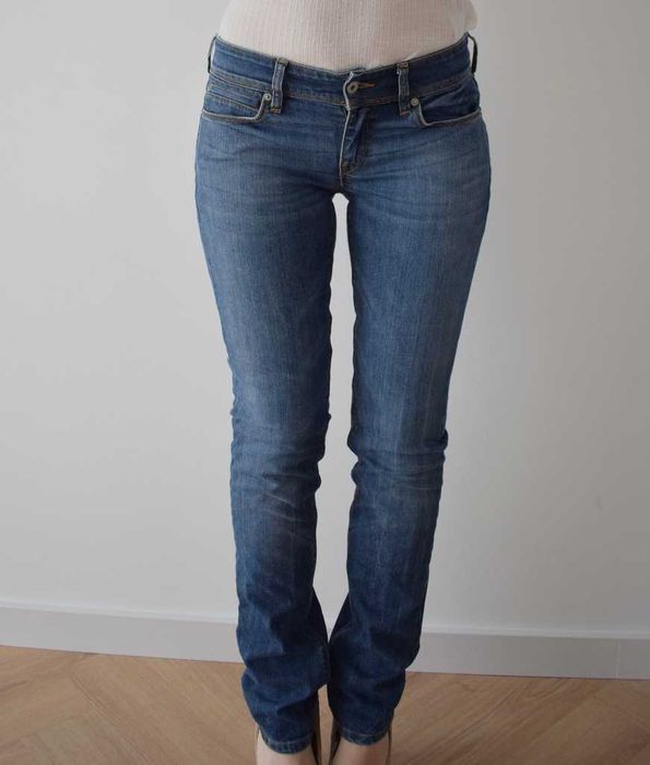 Levi's spodnie proste tall długie biodrówkiw29 l34 m jeansy