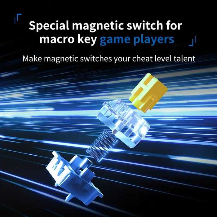 AJAZZ AK820 Max HE , магнитная игровая RGB клавиатура