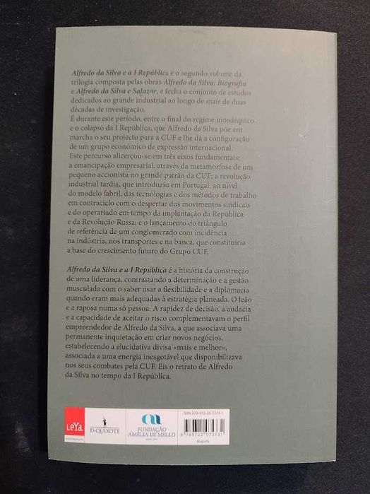 (Env. Incluído) Alfredo da Silva e a I República de Miguel de Faria