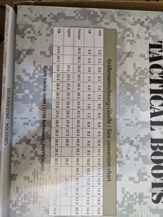 Берці фірми MIL - TEC,абсолютно нові.