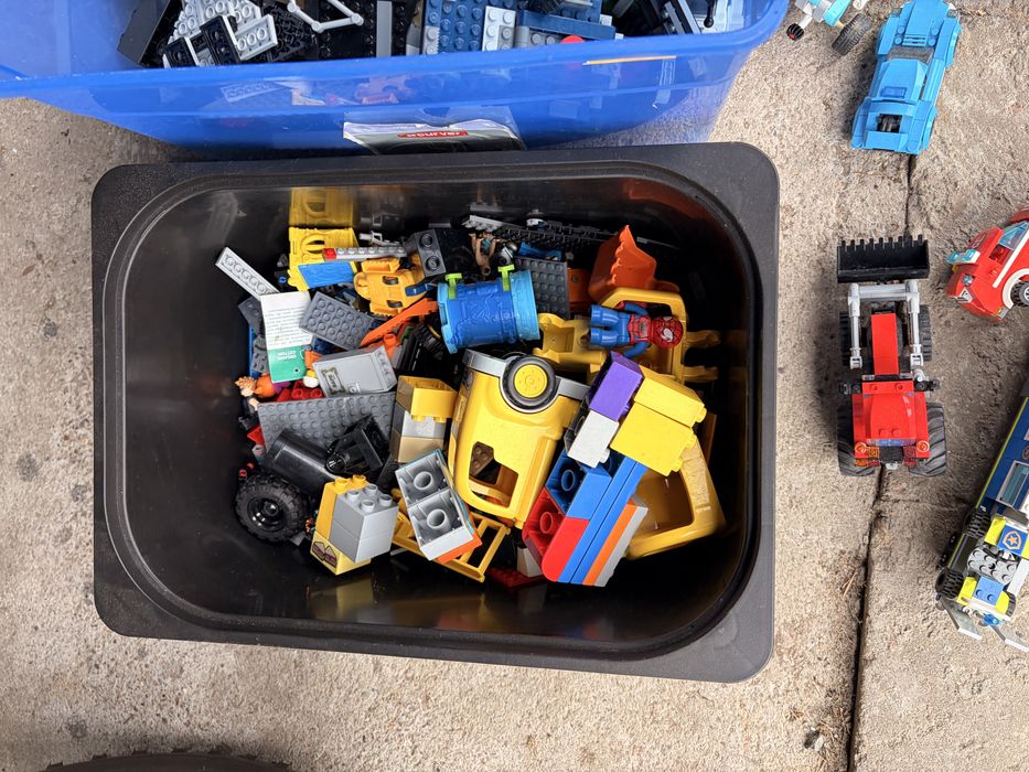 Lego policja traktor ciezarokwa
