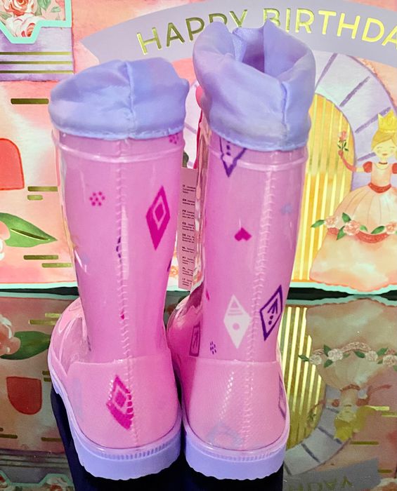 Elza, Elsa,  Frozen, Kraina lodu kalosze  NOWE rozmiar 22/23