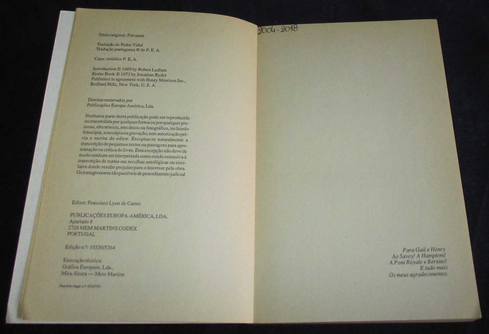 Livro Nos Bastidores do Poder Robert Ludlum