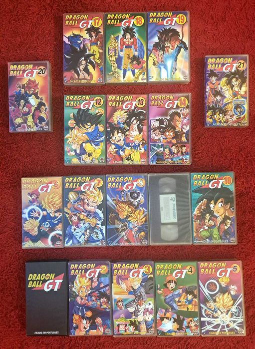 Pack Dragonball GT (DBGT PT-PT) - Coleção Cassetes Vídeo (VHS)