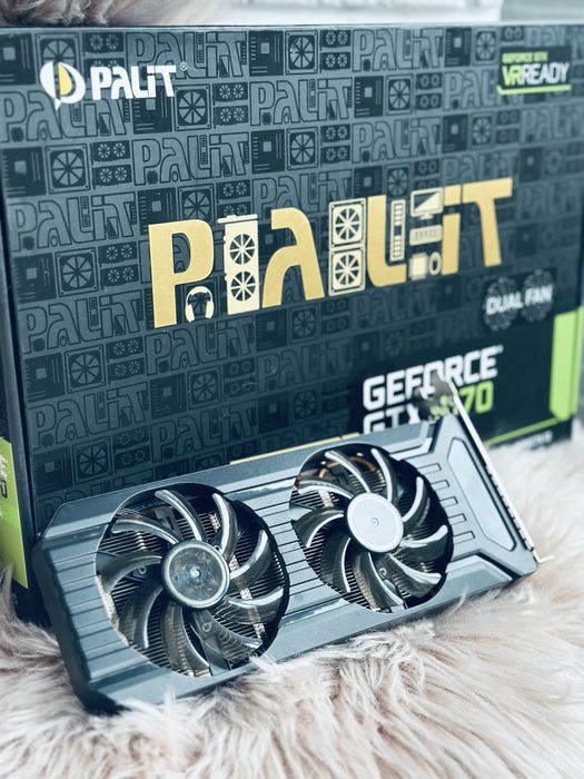 Відеокарта GTX 1070 8GB Palit Dual ідеальний стан