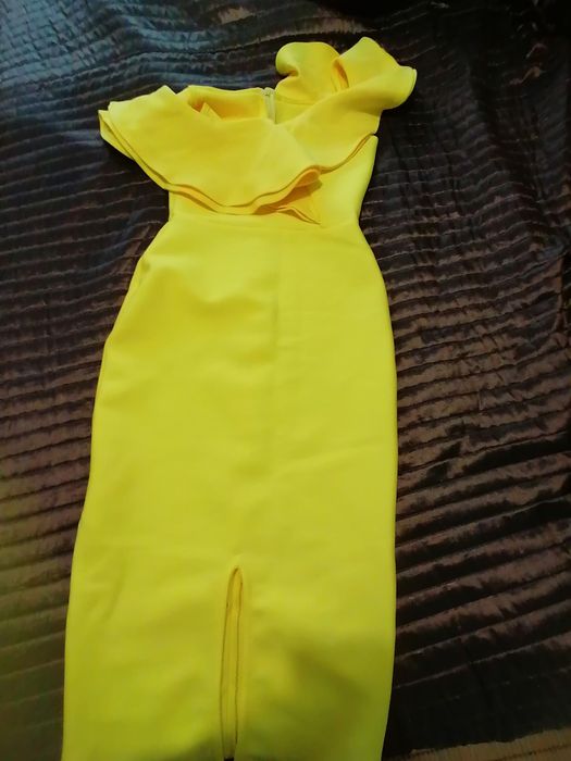 Vestido Amarelo Casamento Festa