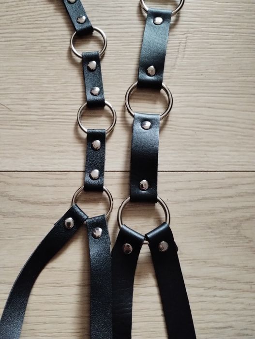 Szelki  Choker Styl harness eko skóra