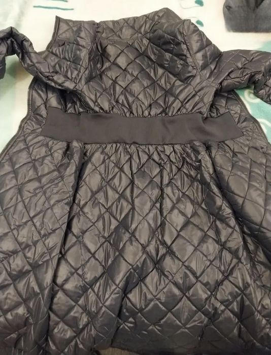 Жіноче елегантне довге пальто чорне, xl розмір,демісезон