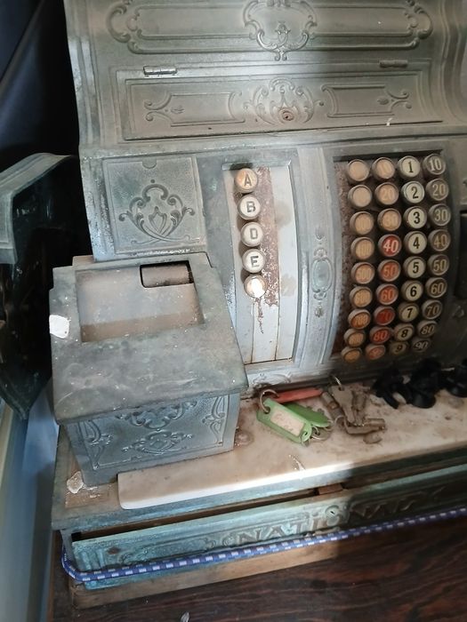 Antiga máquina registadora