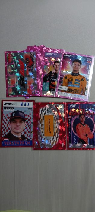 Cartas Topps F1 turbo attax 2025 paralelas
