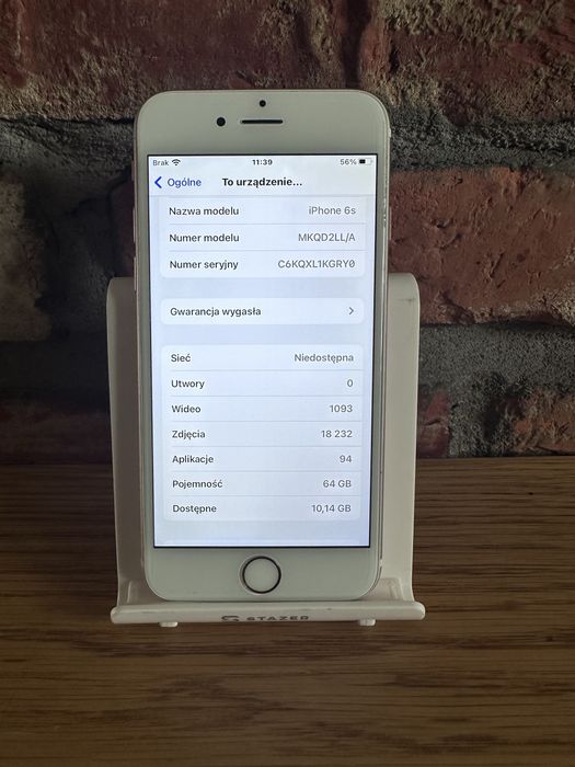 APPLE IPHONE 6S 64 GB różpwy jak nowy