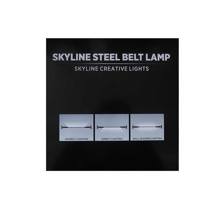 Skyline LED Dekoracyjny profil LED 3m z zasilaczem CZARNY