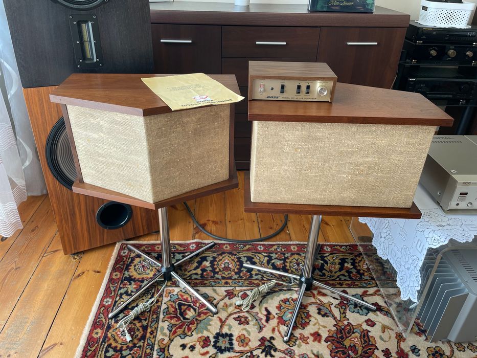 Bose MODEL 901 ONE + Bose 901 ACTIVE EQ / Standy Chrom '' Vintage ''