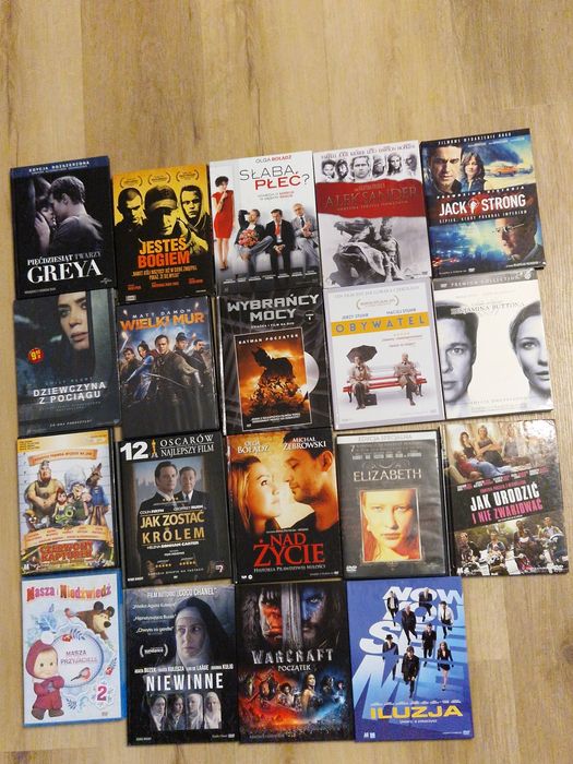 Filmy dvd mix tytułów