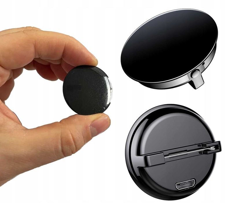 Mini Dyktafon Przypinka Broszka Szpiegowski (nagrywanie dżwięku) 16GB