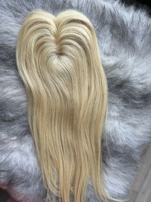 Toper blond 45 cm włos indyjski