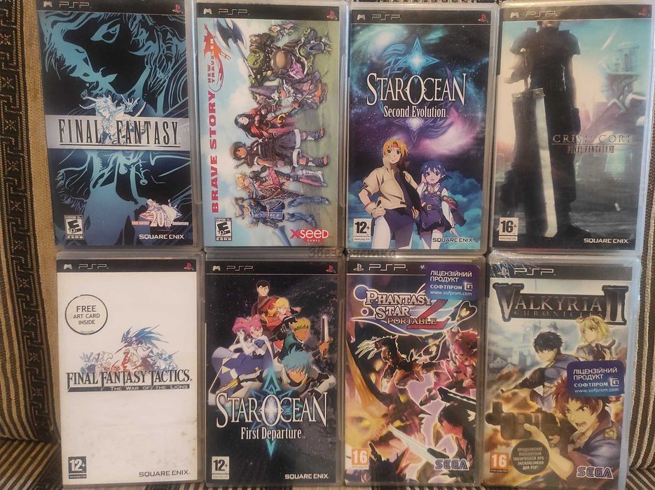 Игры на Sony PSP Final Fantasy