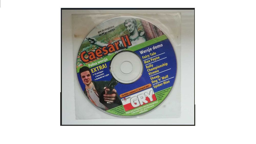 CD-ROM z numeru 11, listopad 2001 Komputer Świat Gry. Demo Max Payne