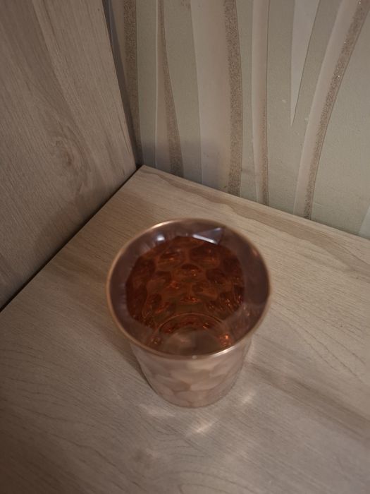 Prem-Copper Kubek MIEDZIANY na wodę 250ml AJURWEDA Madhu