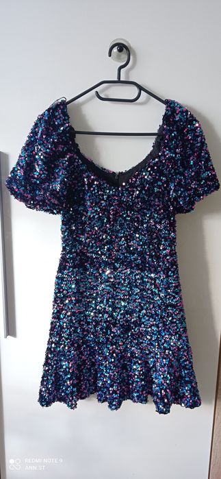 Sukienka cekiny ZARA XS