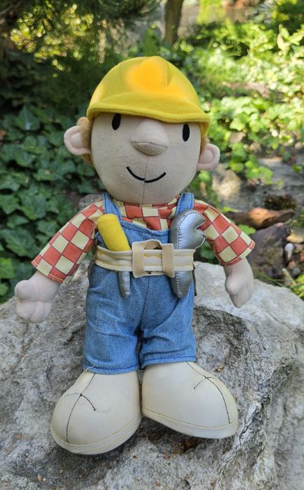 Maskotka vintage 35 cm Bob Budowniczy Builder 1998 retro lalka