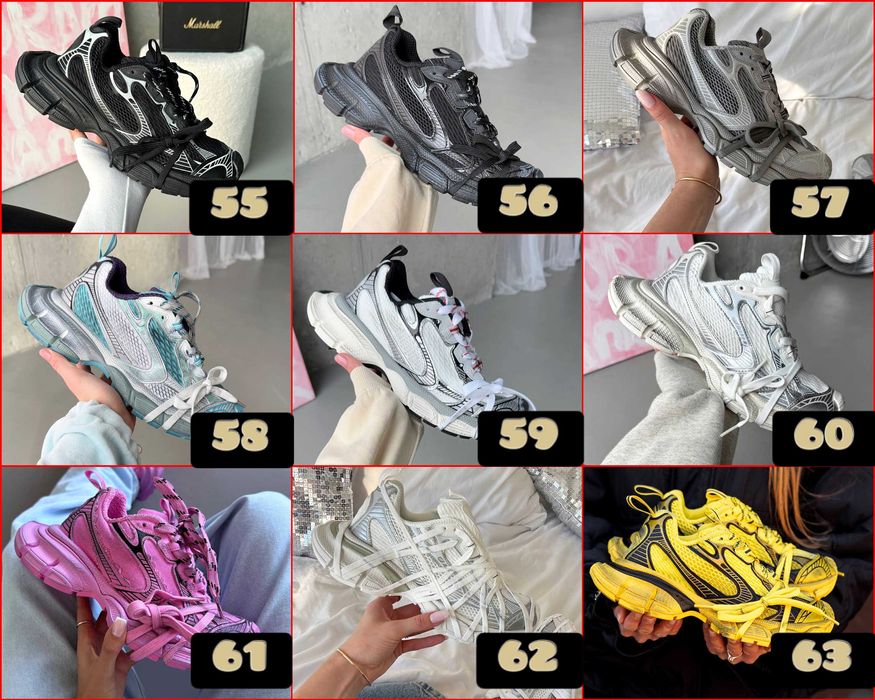 ‼️Усі кольори Кросівки Balenciaga Track / 3XL / Runner / 10XL / Defender | Унісекс | Розміри 36 - 45‼️