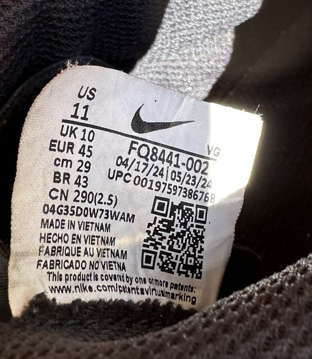 Korki Piłkarskie Nike Mercurial Vapor FG r.45 29 cm