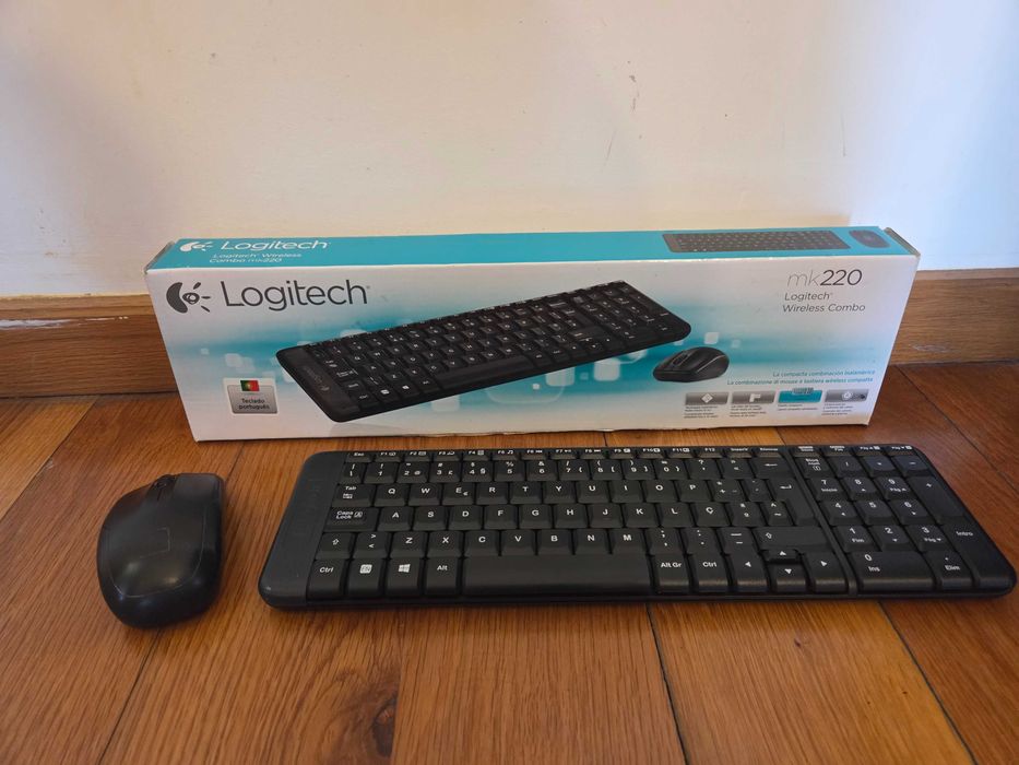 Teclado e rato wireless Logitech
