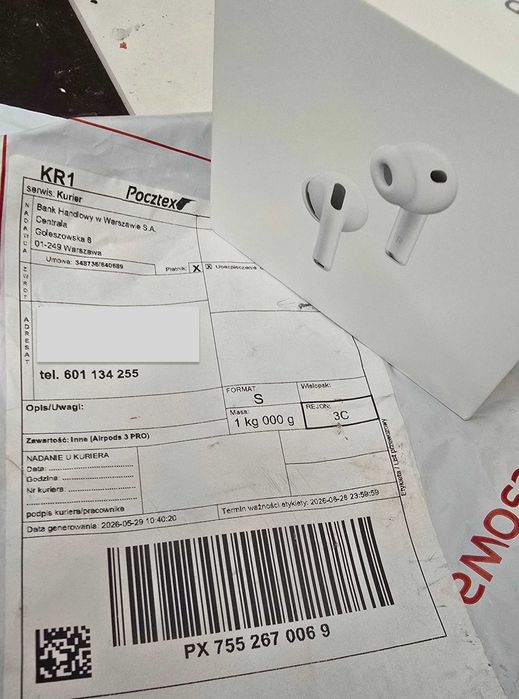 Apple AirPods Pro 3 /oryginalne