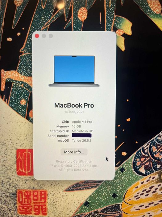 Macbook Pro M1 2021 16 inch