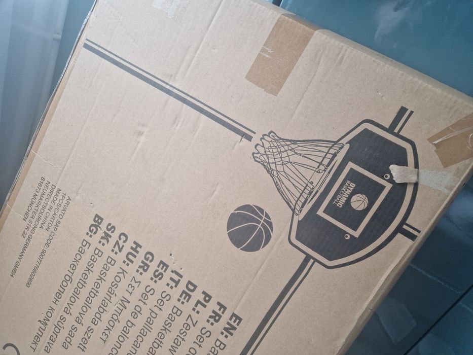 Nowy zestaw do koszykowki +piłka